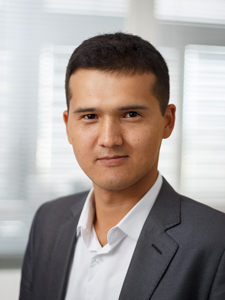 This image shows Dr. Izzatjon Allayarov