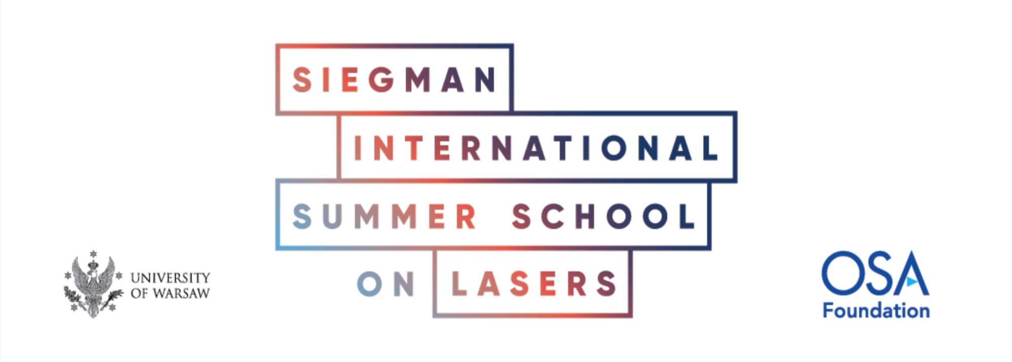 Logo der Siegman International Summer School on Lasers